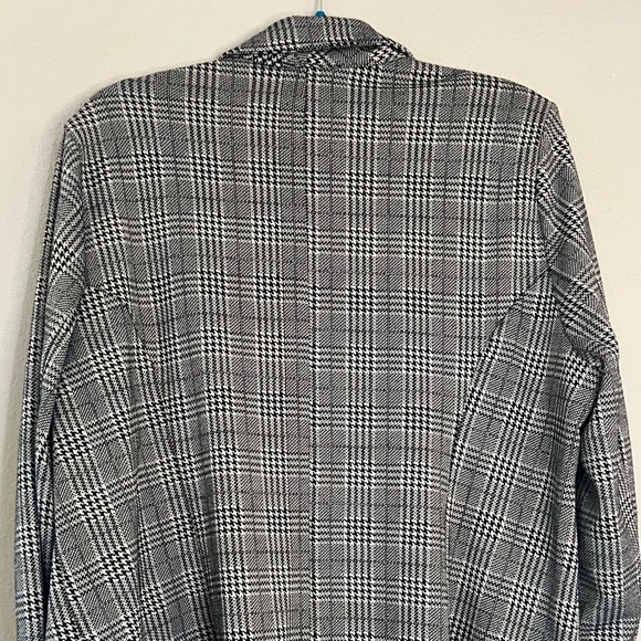 2X RDI Plaid / Houndstooth Knit Blazer - Picture 2 of 2